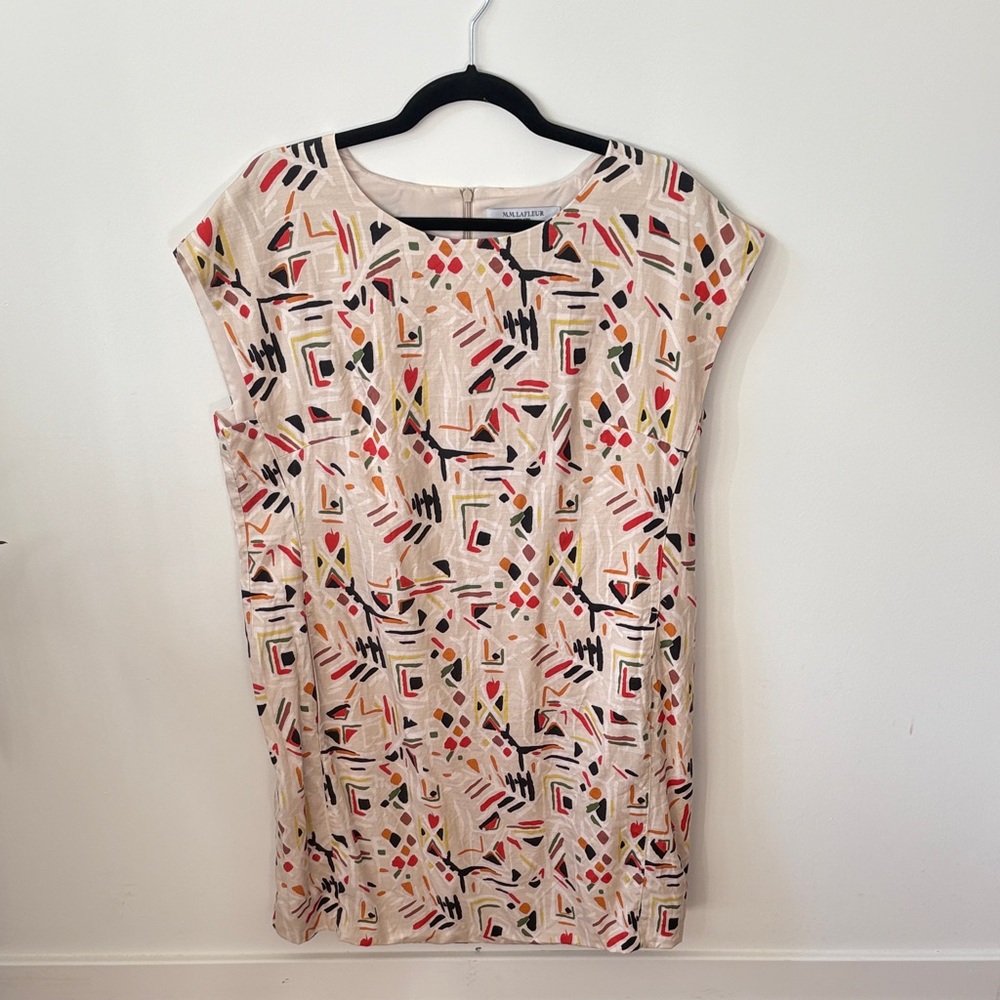 MM Lafleur Geometric Print Mini Dress - Multicolor
